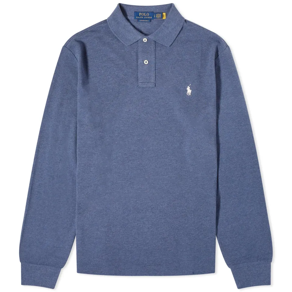 Long Sleeve Custom Fit Polo Shirt