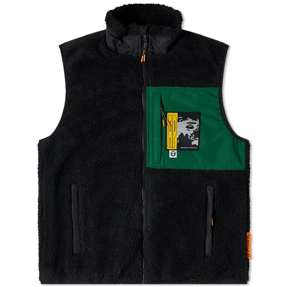 AAPE Polar Fleece Gillet