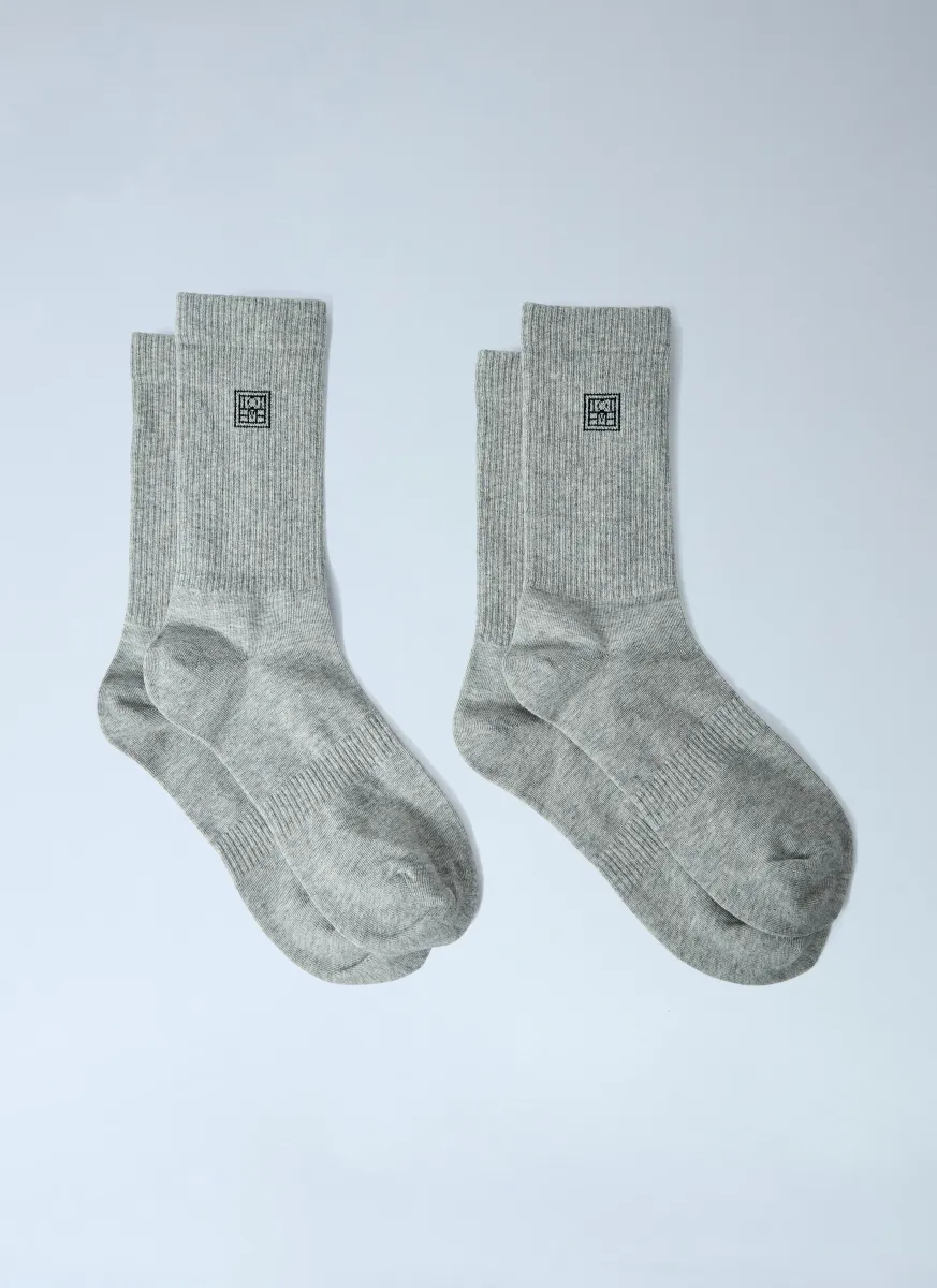 Signature Monogram Cotton Socks