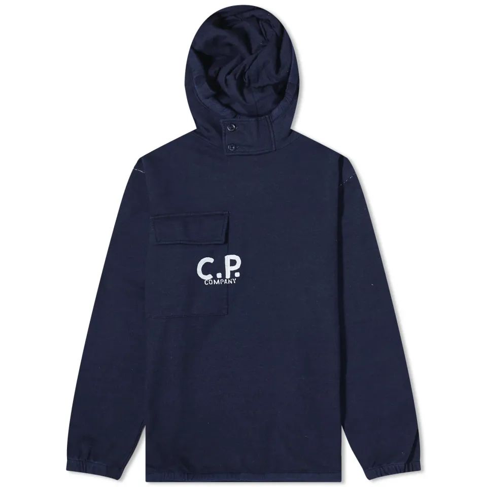 Indigo Fleece Hoodie