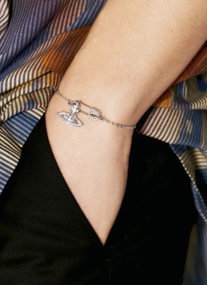 Lucrece Safety Pin Bracelet