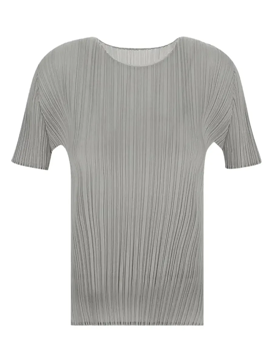 Pleats Please Top Grey