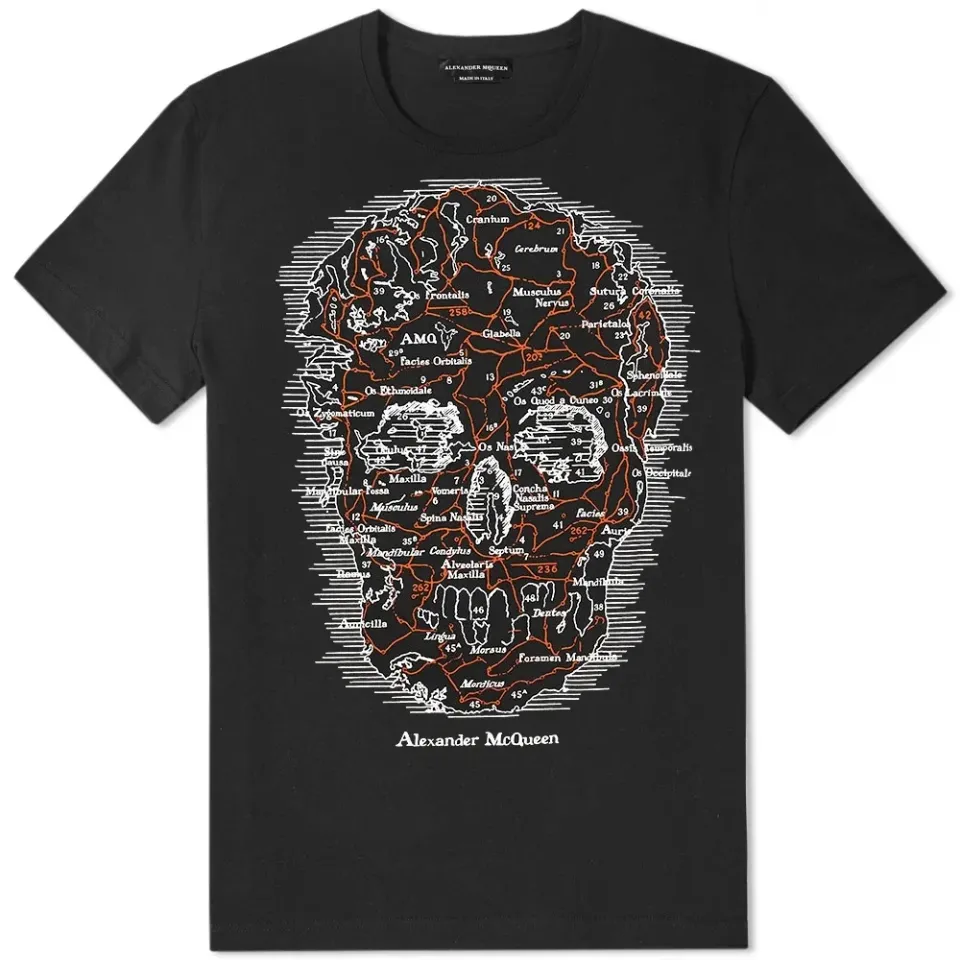 Skull Map Tee