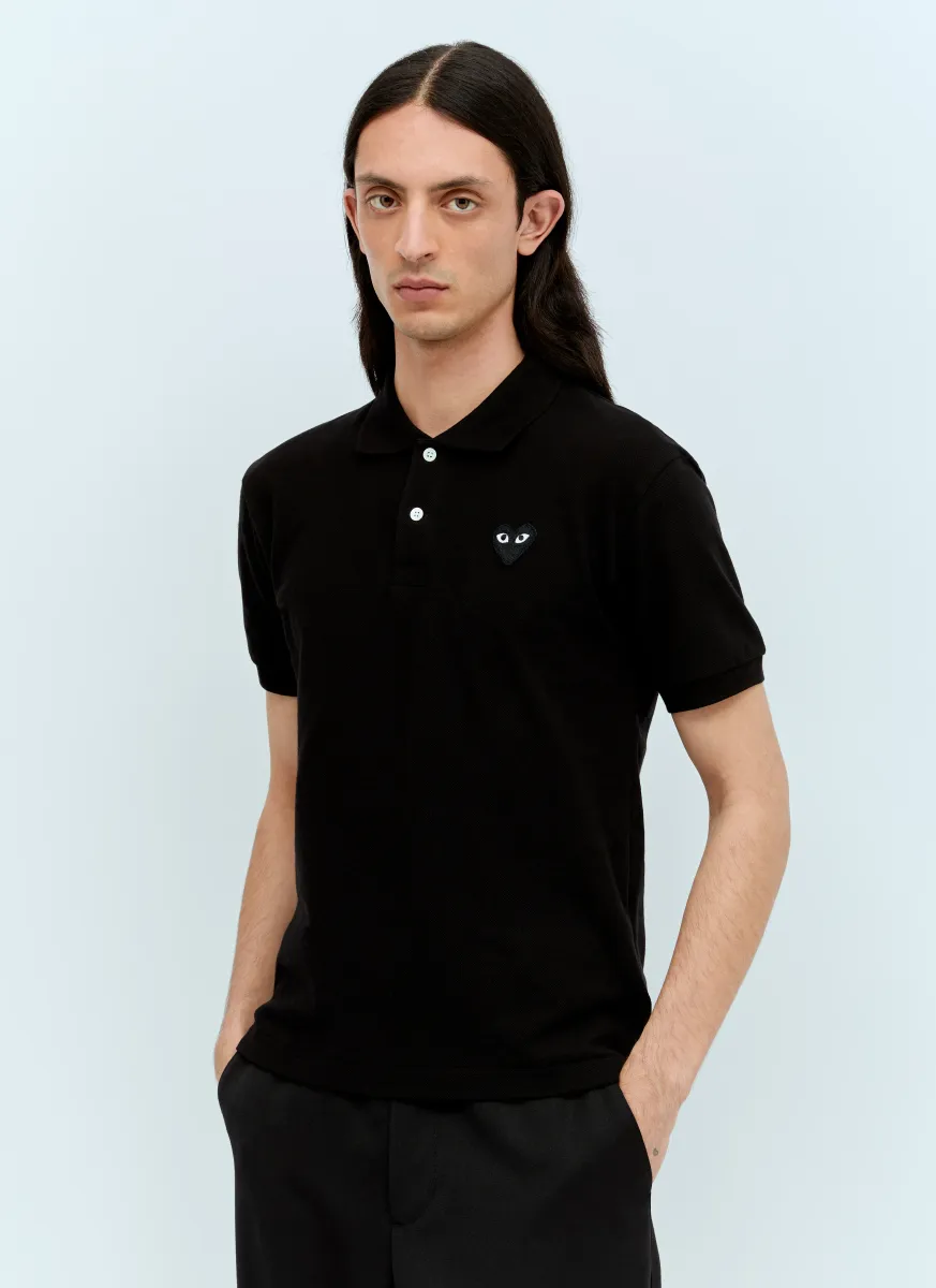 Logo Patch Polo Shirt