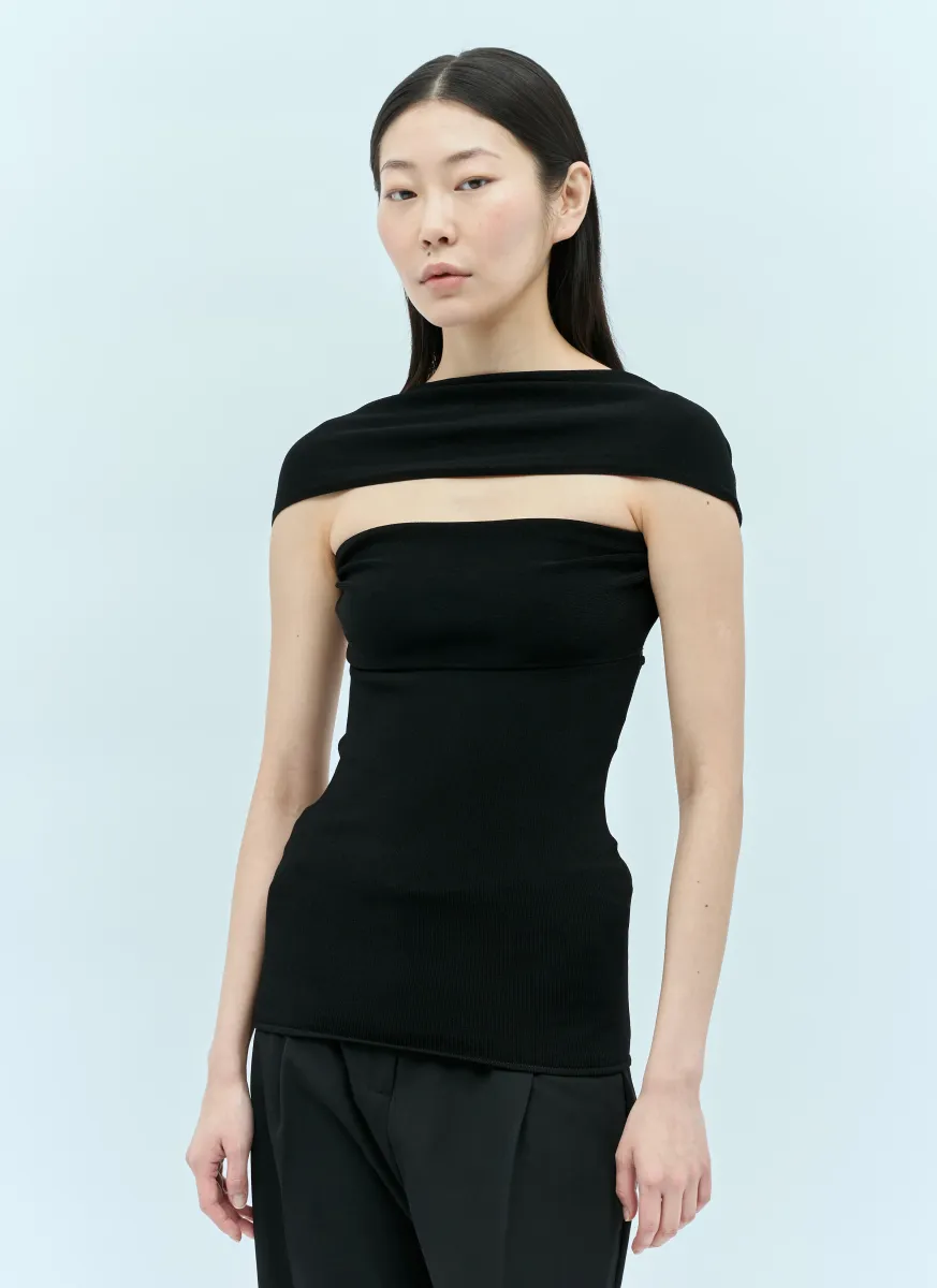 Slip-Through Knit Top