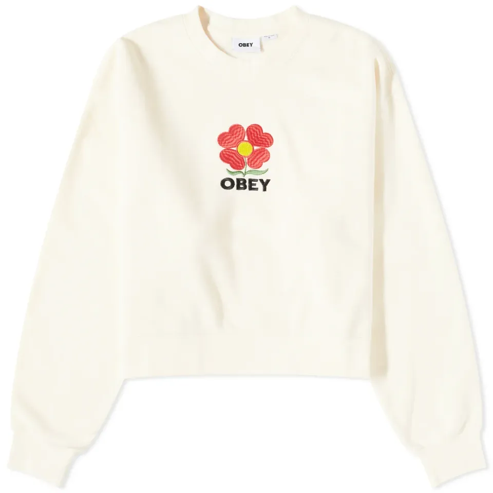 Amelia Flower Crew Neck Sweatshirt