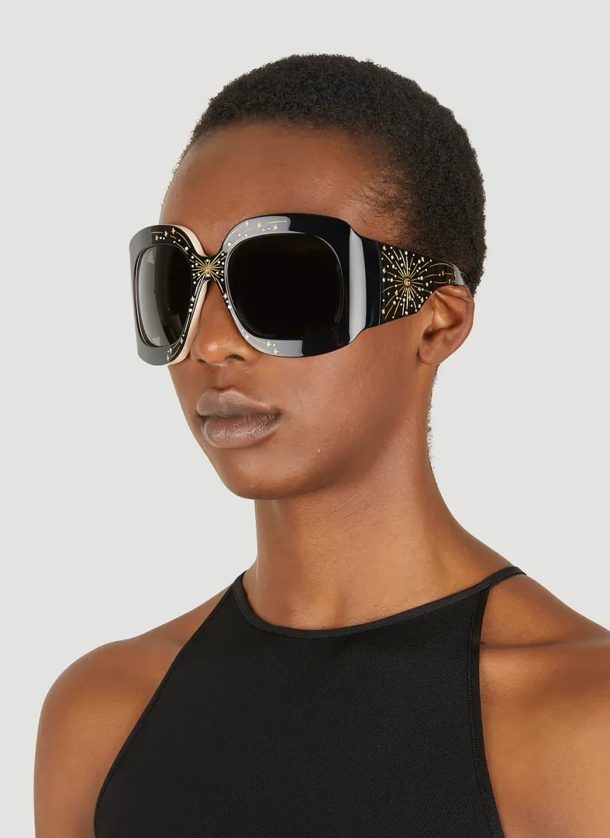 Oversize Square Frame Sunglasses