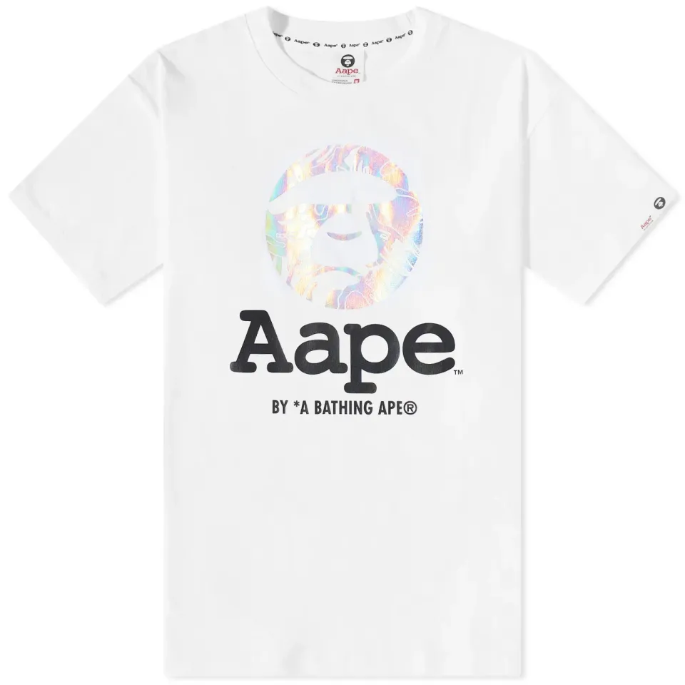 AAPE Foil Camo Moon Face T-Shirt