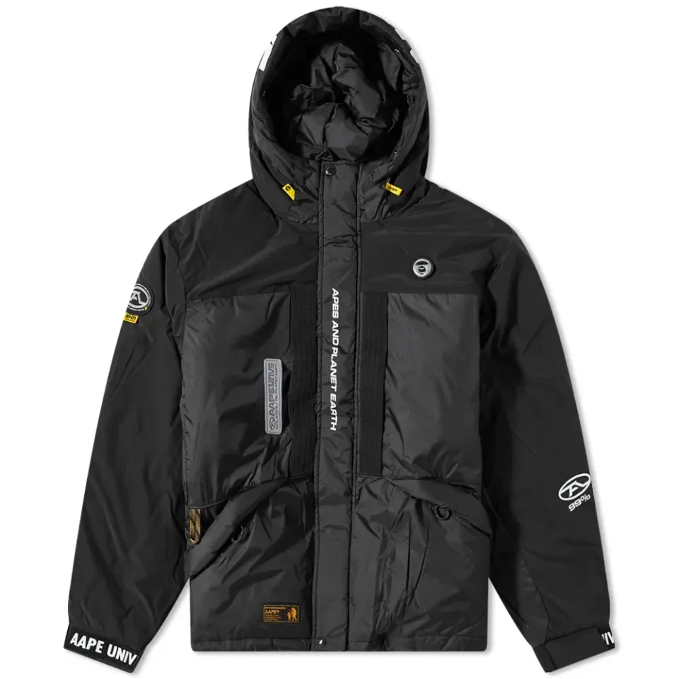 AAPE Refelective Camo Down Parka