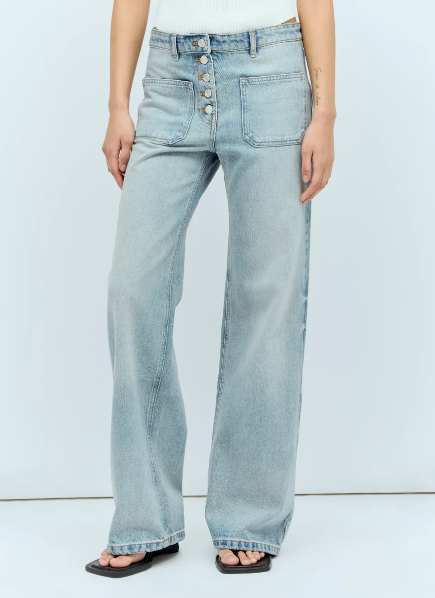 Multiflex Denim Baggy Jeans