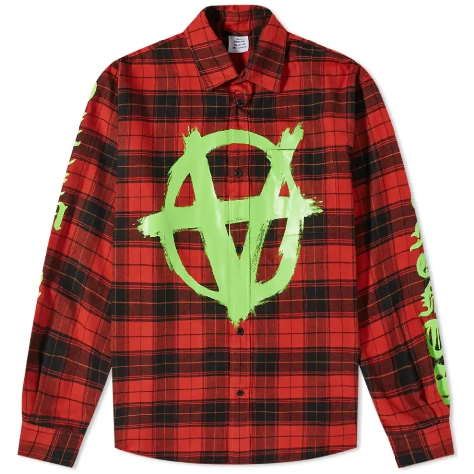 Anarchy Check Flannel Shirt