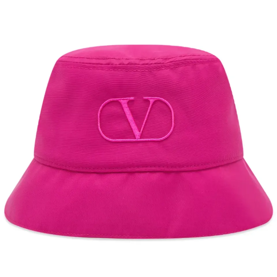 Nylon Logo Bucket Hat