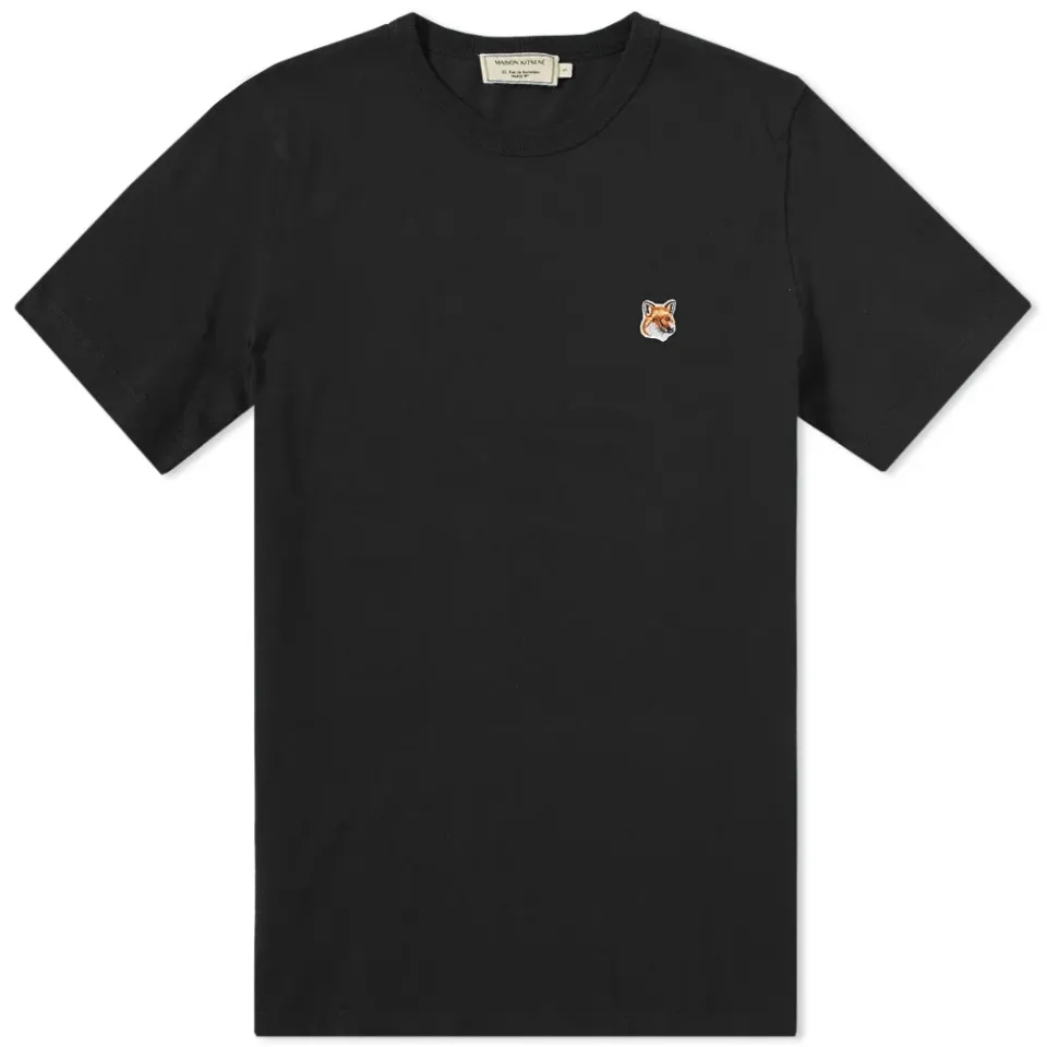 Maison Kitsuné Fox Head Patch Tee
