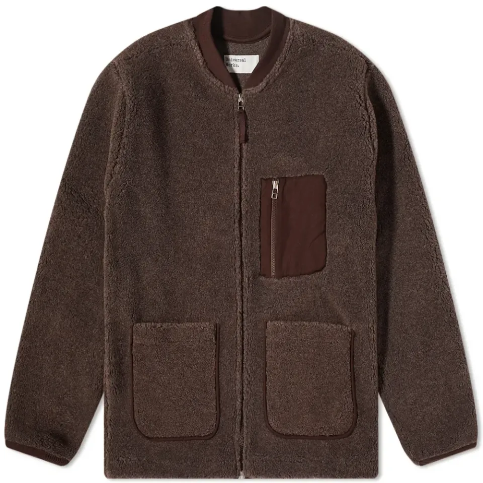Sherpa Fleece Zip Jacket