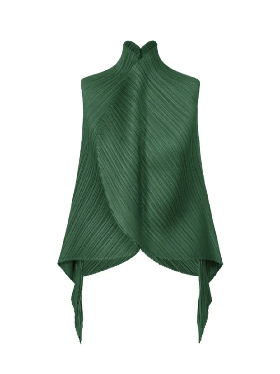 Pleats Please Leaf Top D Green