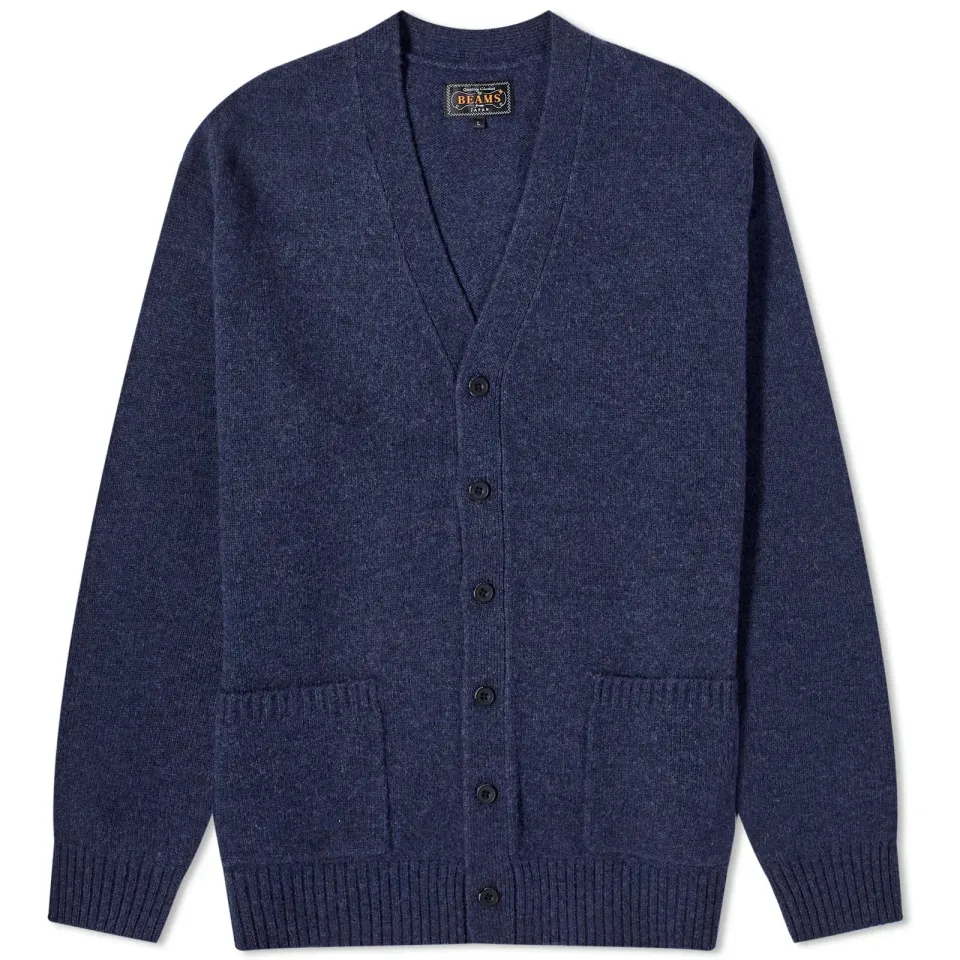 7G Elbow Patch Cardigan