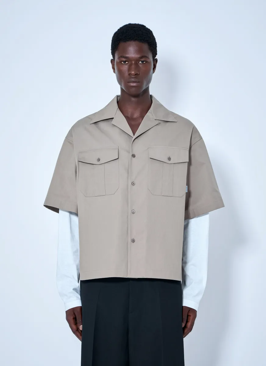 Short-Sleeve Button-Down Shirt