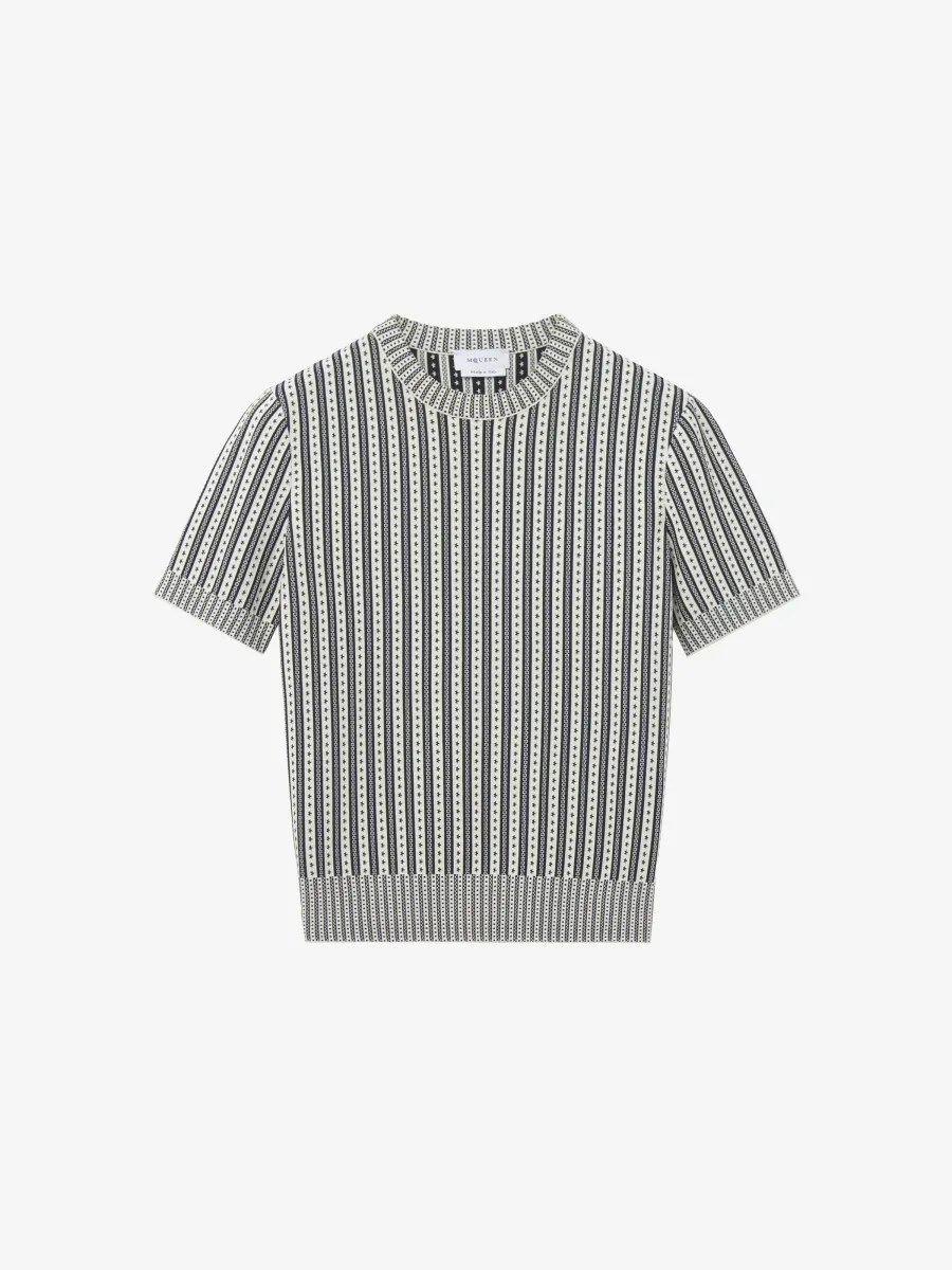 Striped Knit Top