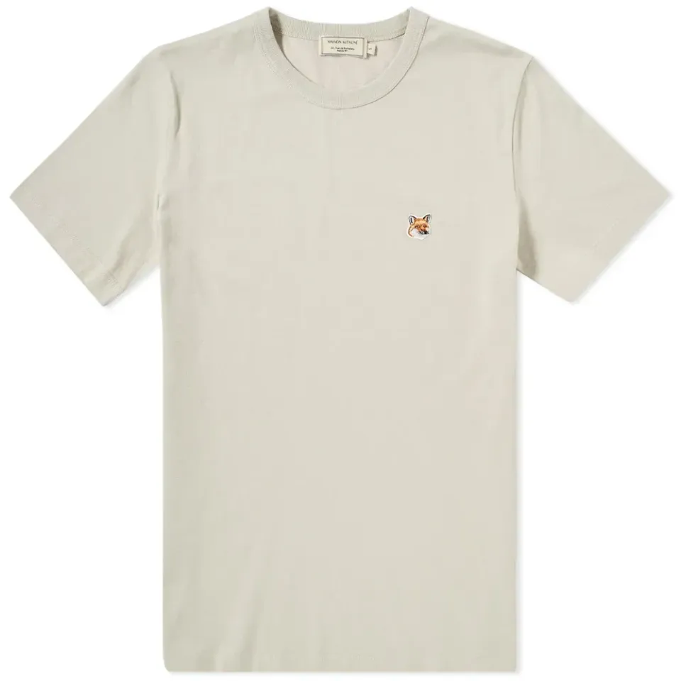 Maison Kitsuné Fox Head Patch Tee