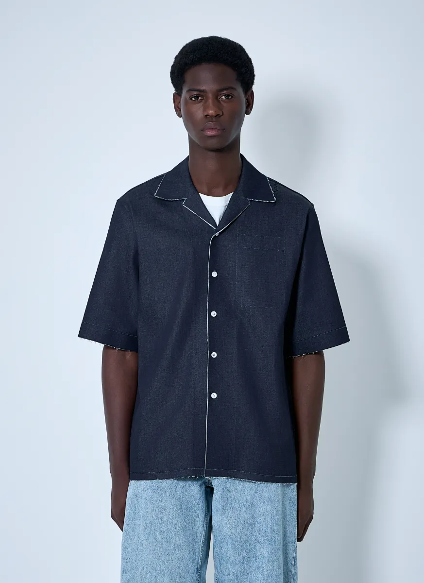 Denim Bowling Shirt