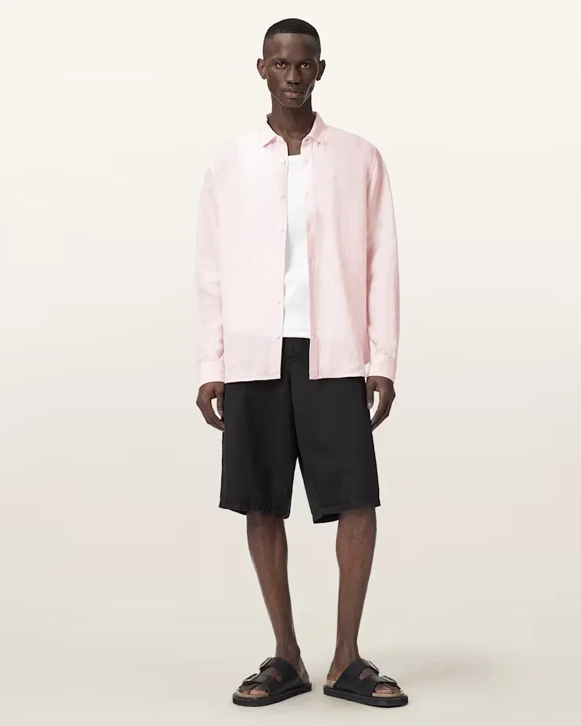 Loom Long Sleeve Linen Shirt