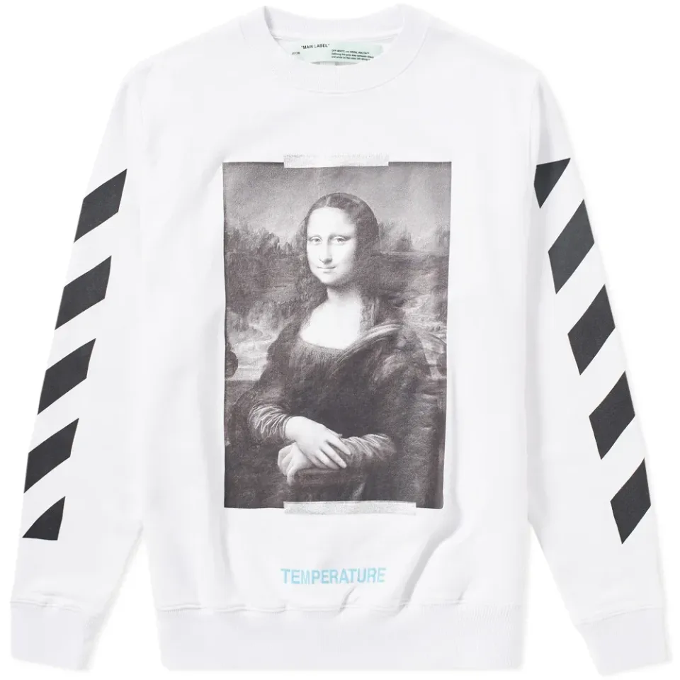 Diagonal Monalisa Crew Sweat