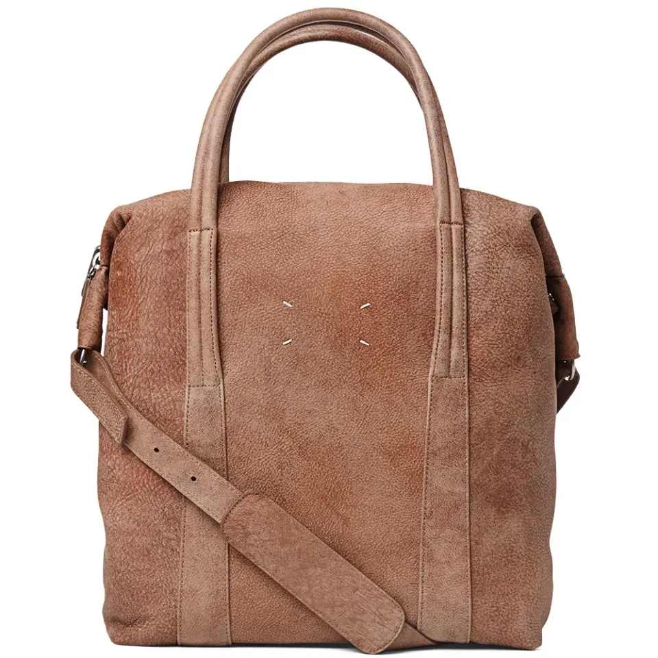 Maison Martin Margiela 11 Camel Leather Overnight Bag