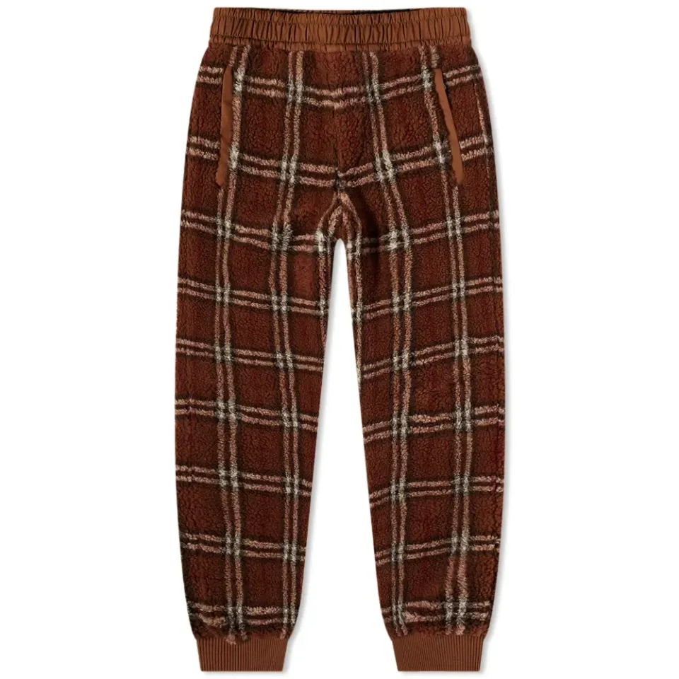 Dimitri Fleece Check Trouser