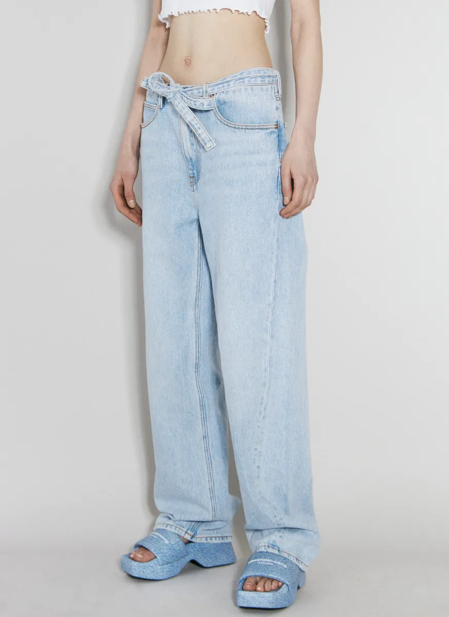 Balloon Belted Jeans
