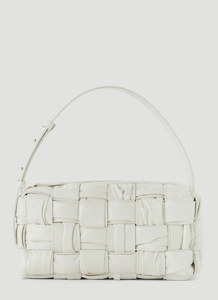 Brick Cassette Plissé Shoulder Bag