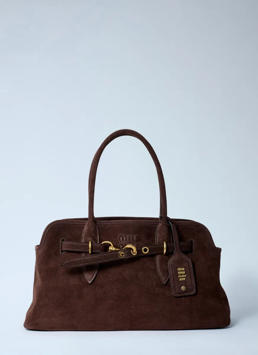 Aventure Suede Handbag