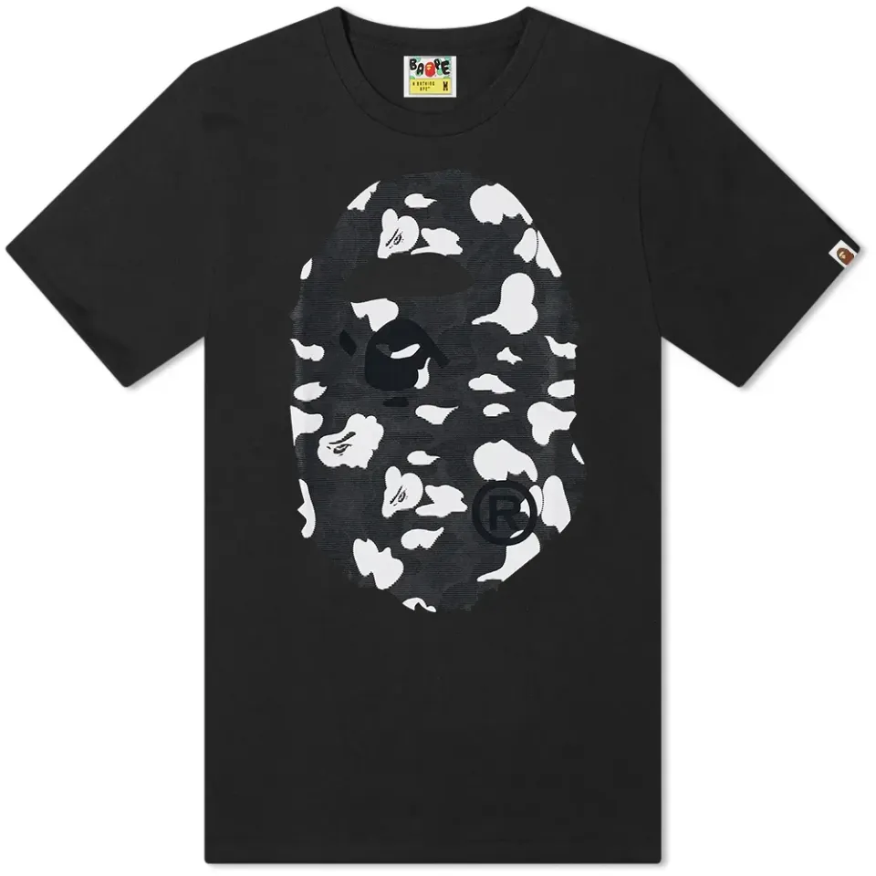Stripe ABC Camo Big Ape Head Tee