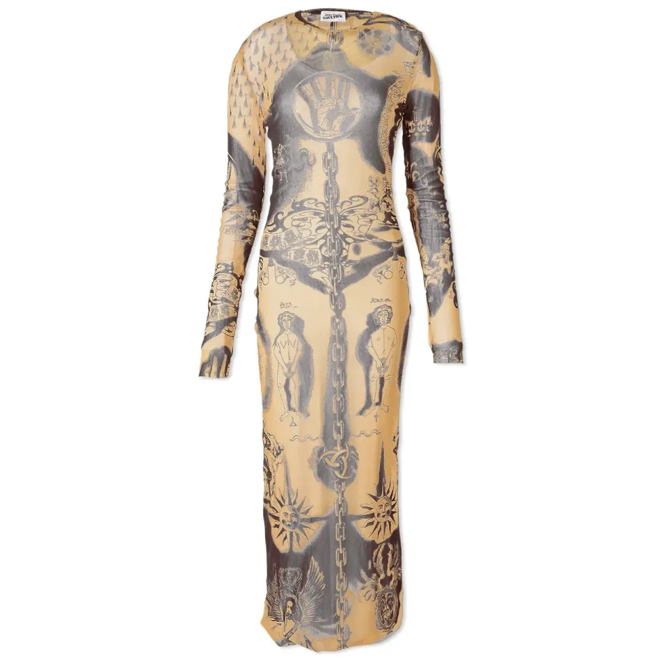 Heraldique Long Sleeve Dress