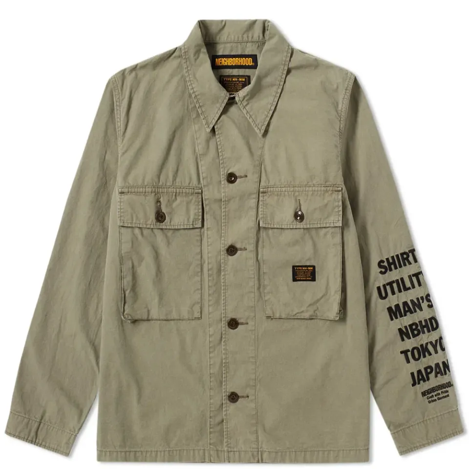 Military Utility Shirt Jacket