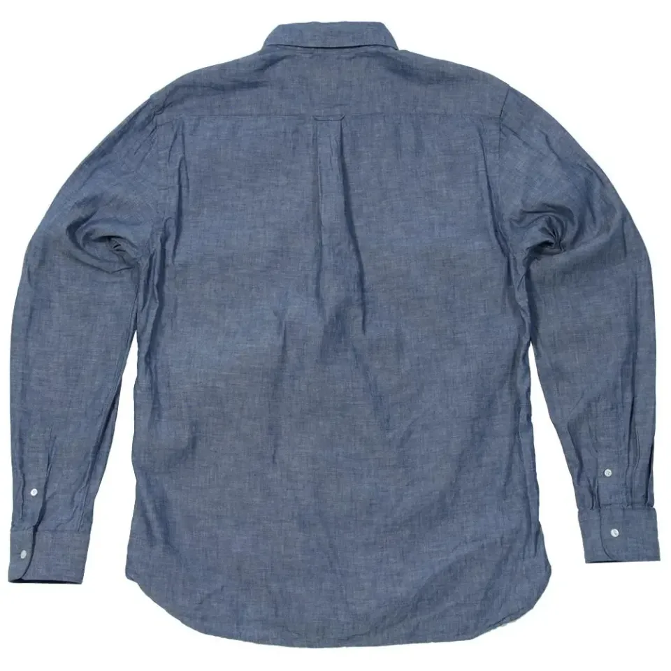 Round Collar Chambray Shirt