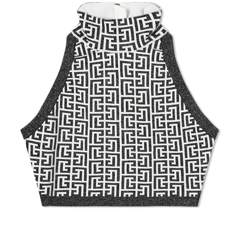 Monogram Logo Crop Top