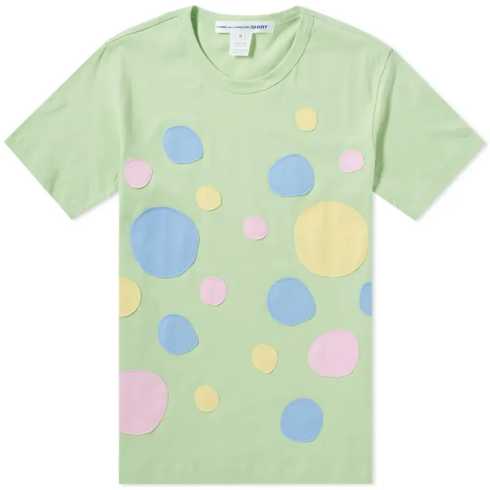 Comme des Garcons SHIRT Cut & Sew Polka Dot Tee