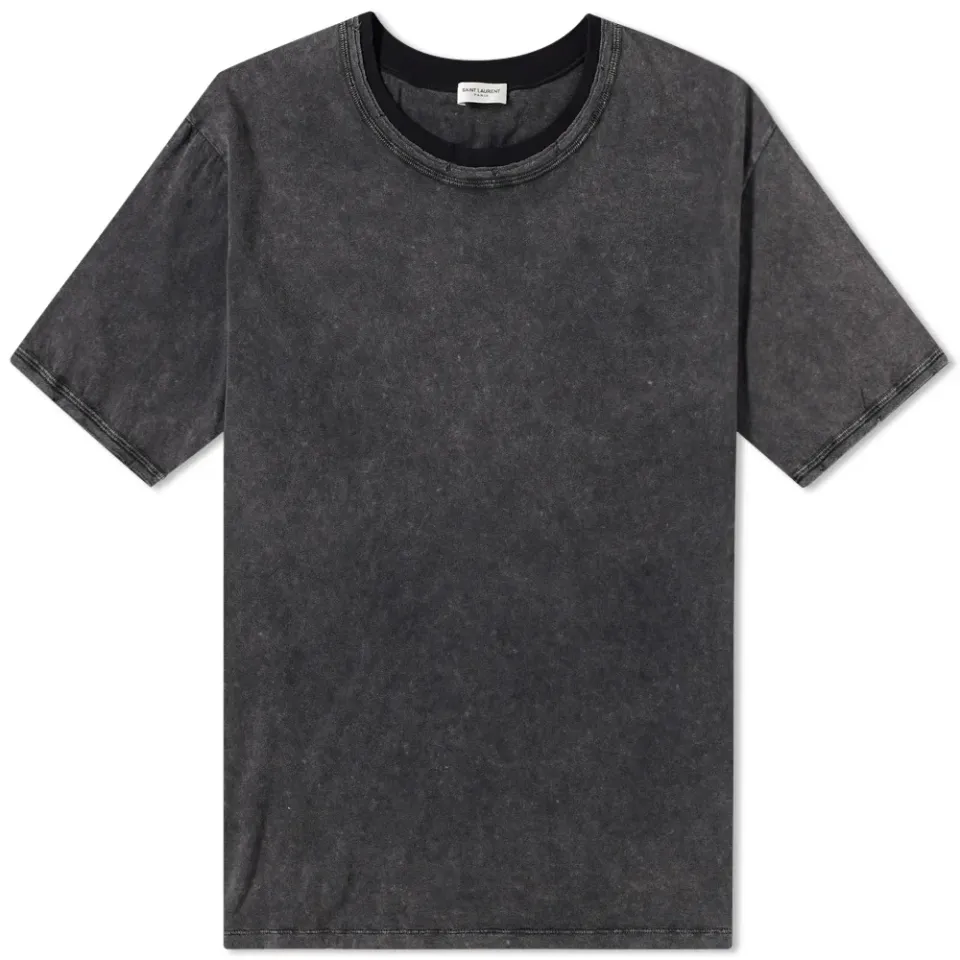 Oversize Double Collar Destroyed Tee