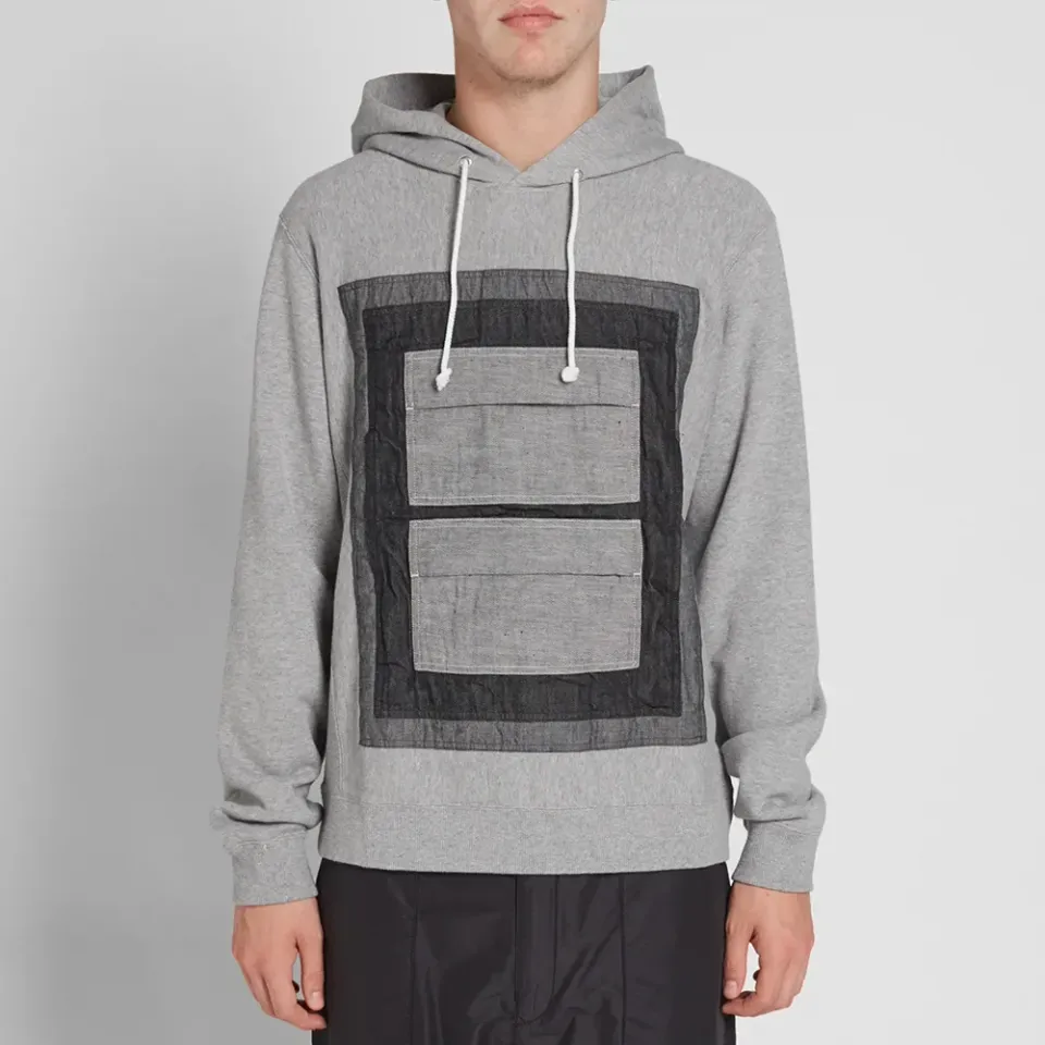 Garment Washed Pile Hoody