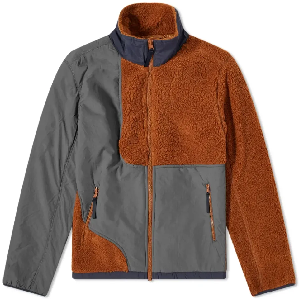 Paneled Fleece Jacket