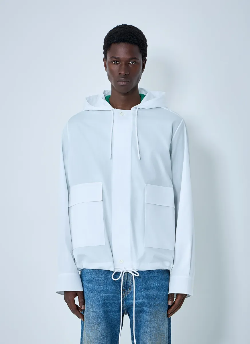 Runway Hooded Poplin Jacket