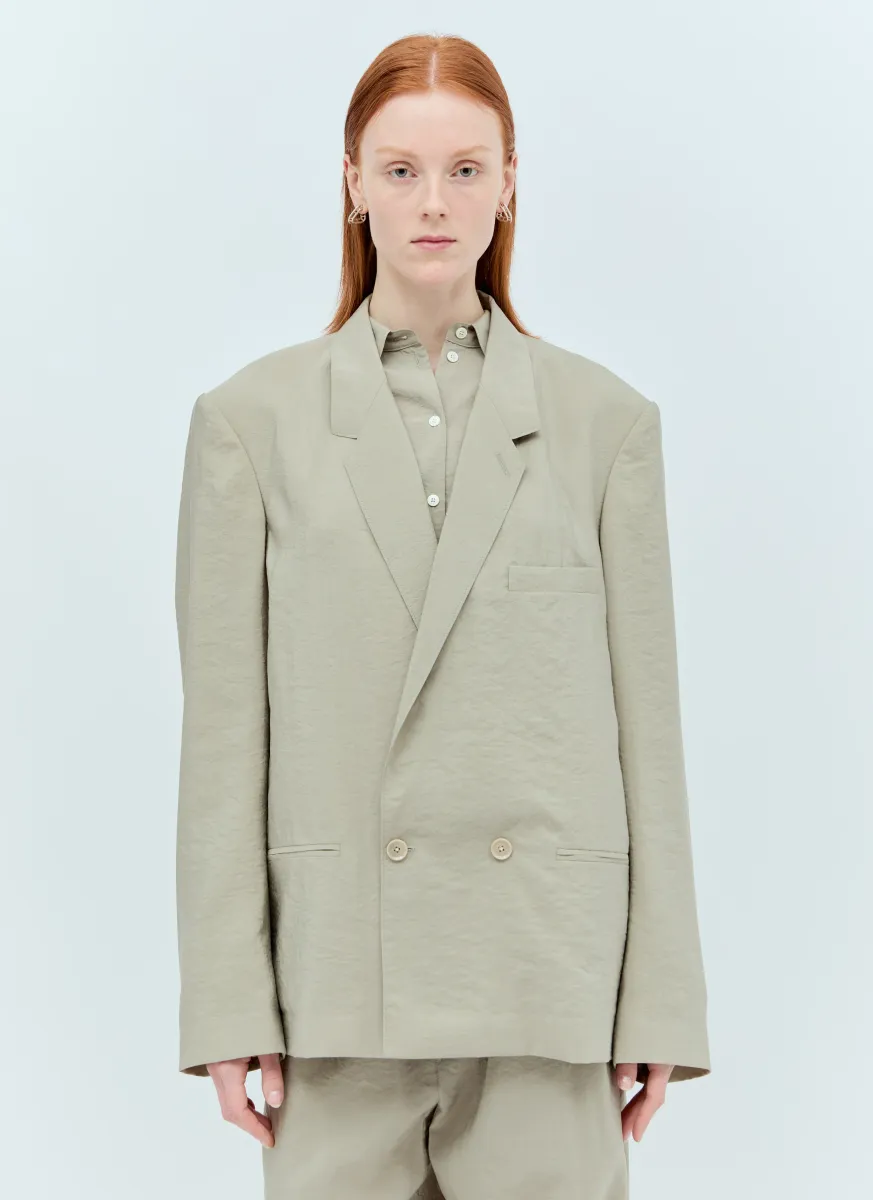 Double-Breasted Workwear Jacket