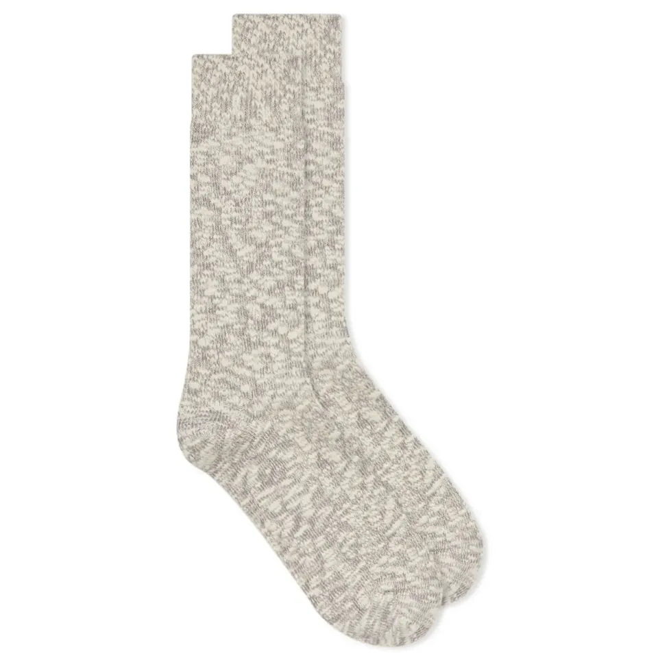 Lightweight Slub Crew Sock