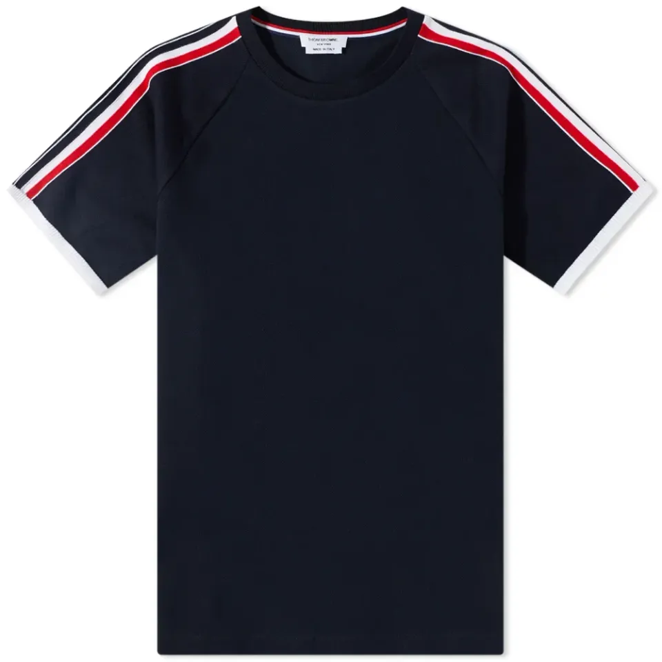 Raglan Grosgrain Striped T-Shirt