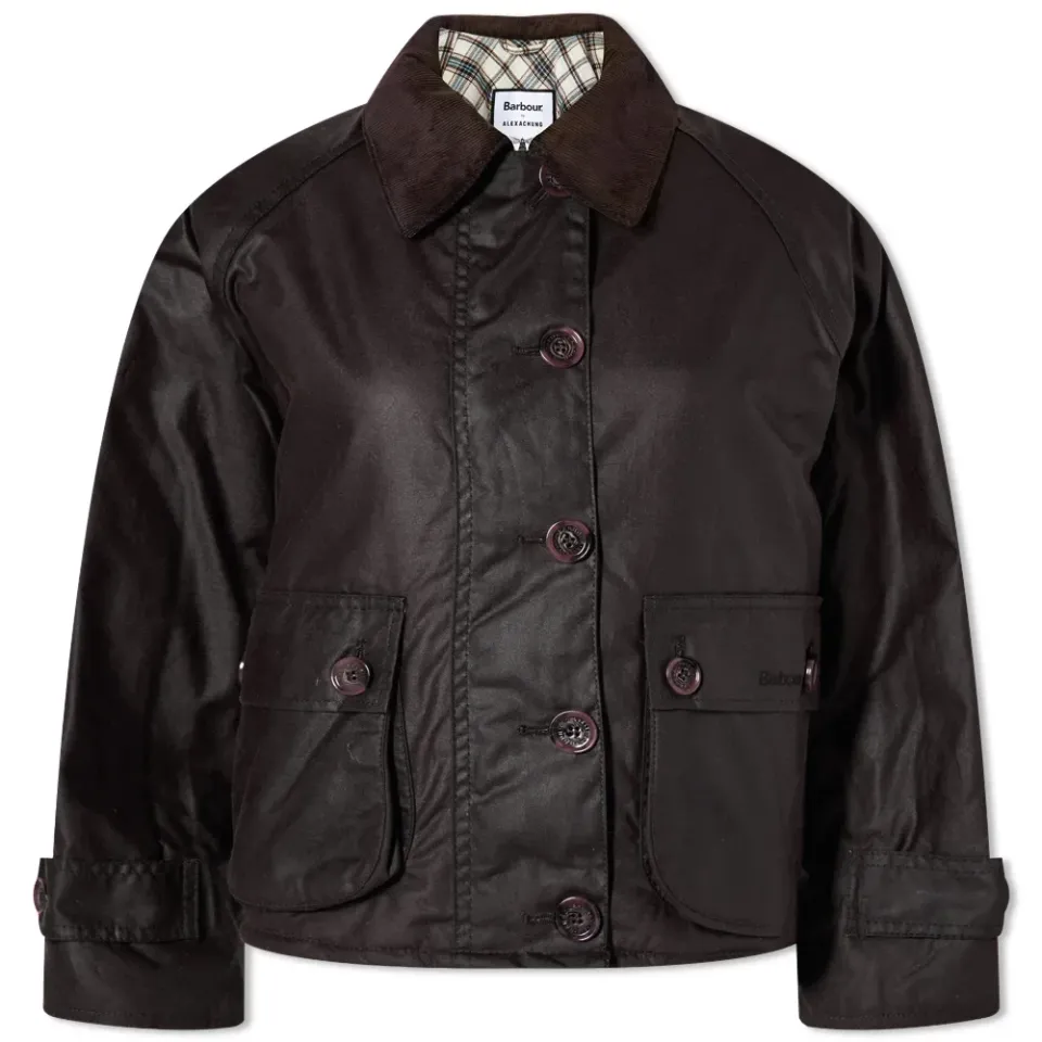 x Alexa Chung Short Blair Wax Jacket