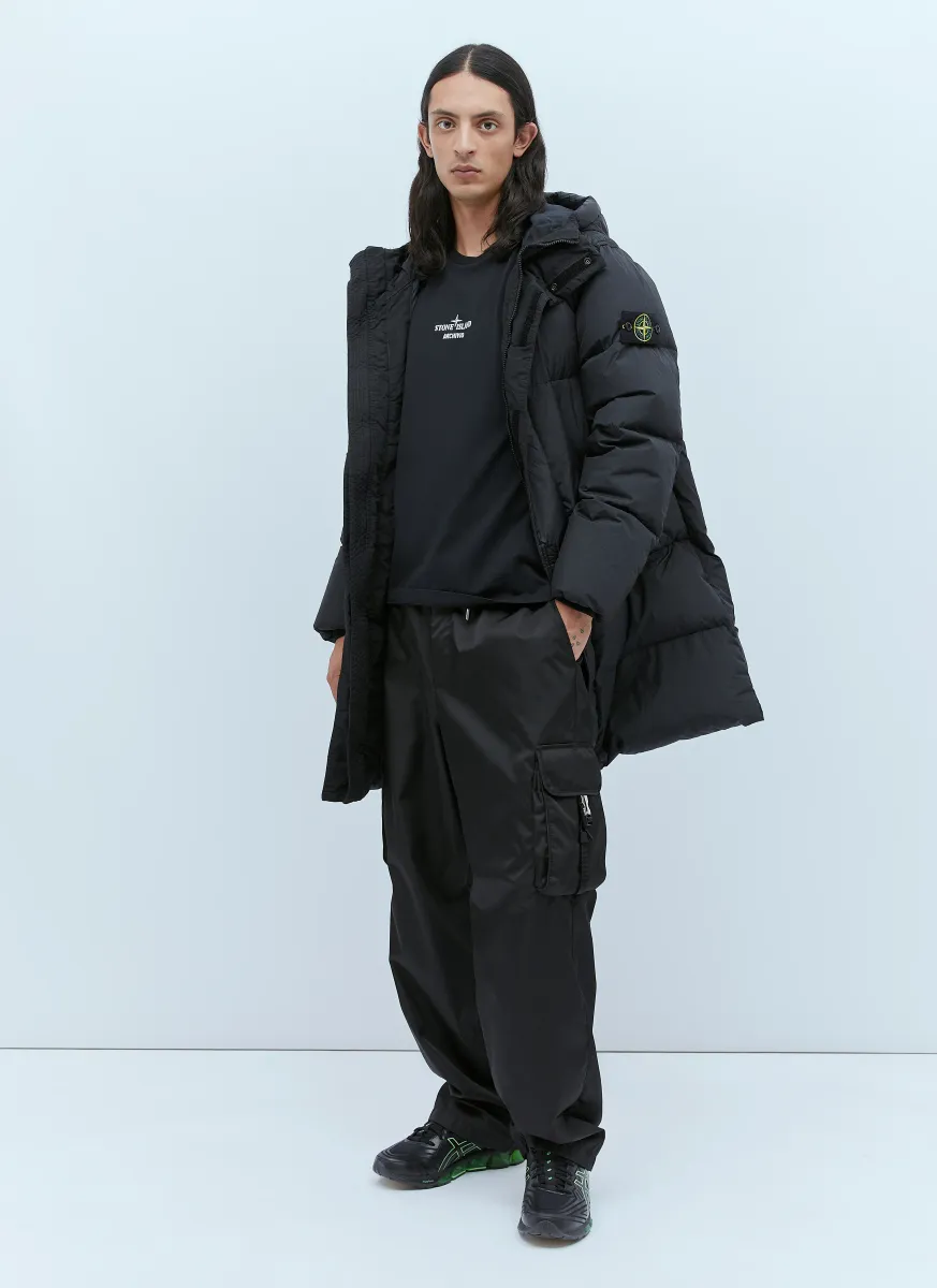 Real Down Compass Patch Coat