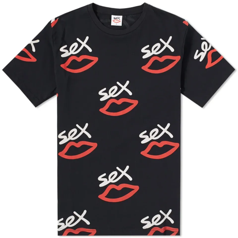 Allover Print Logo Tee