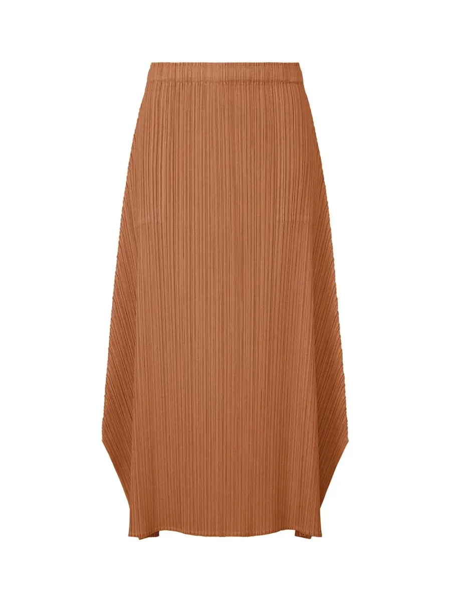 Pleats Please Skirt Brown