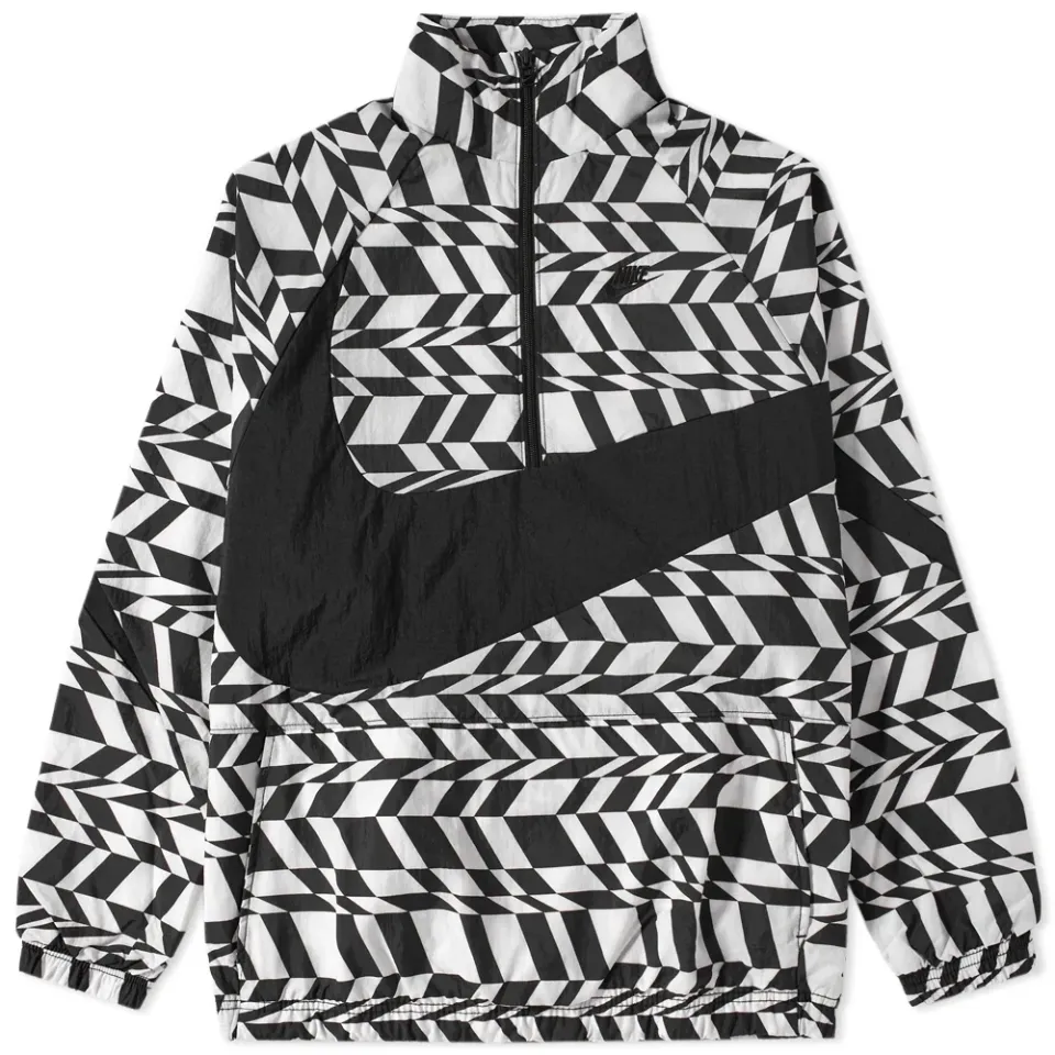 AOP Swoosh Half Zip Woven Jacket