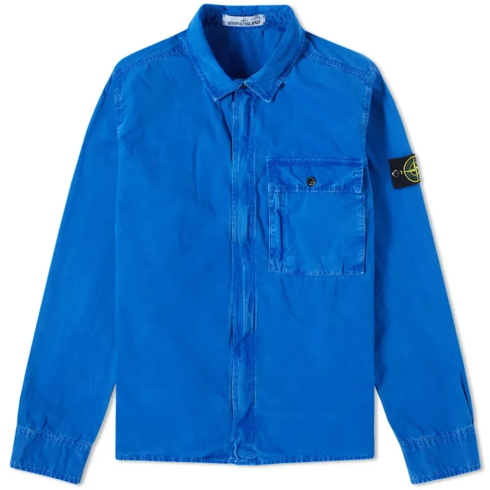 Tela Smerigliata Zip Shirt Jacket